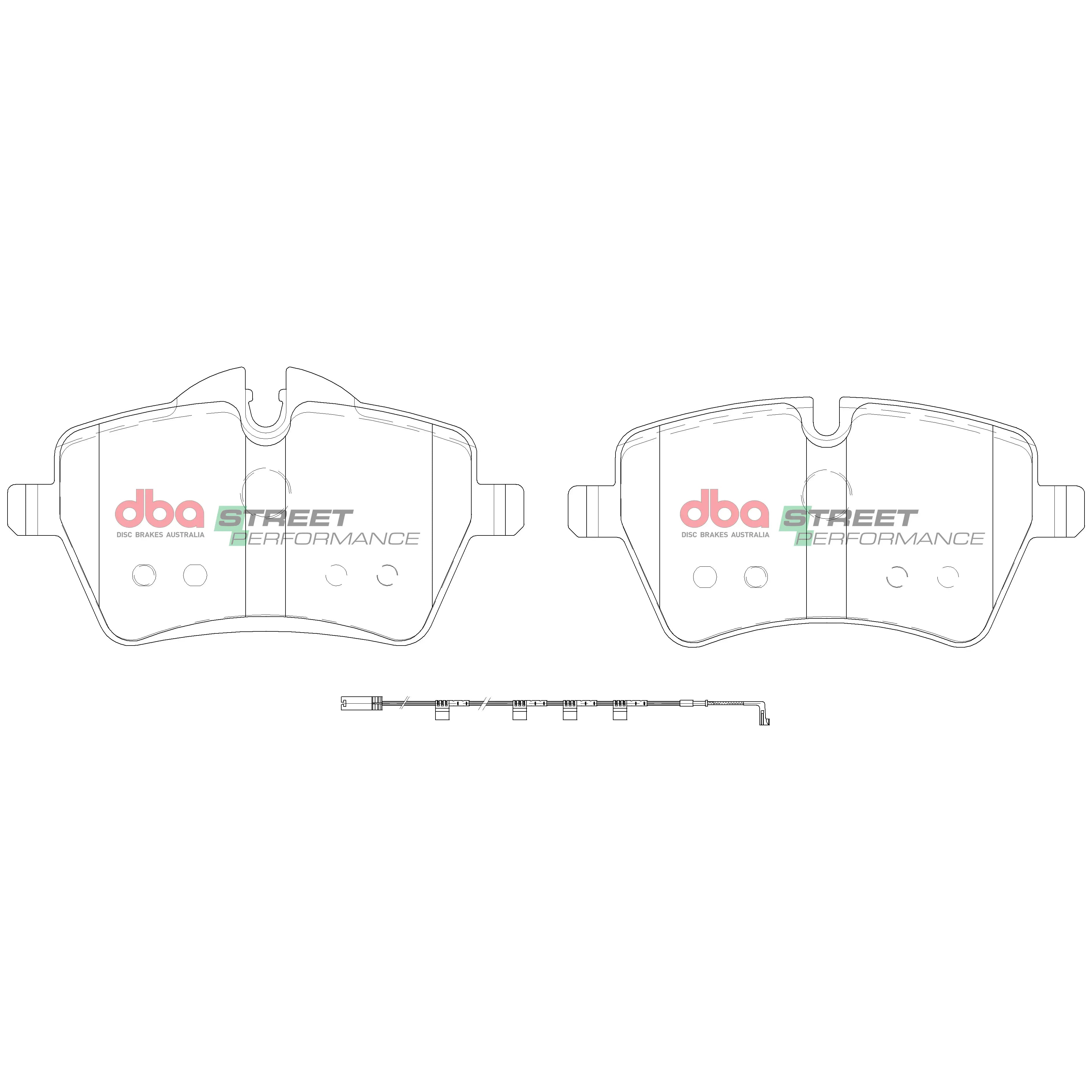 DBA Street Performance Front Brake Pads - MINI Cooper S R56