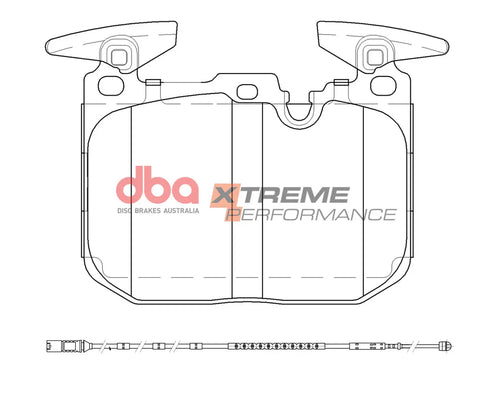 DBA Xtreme Performance Front Brake Pads - BMW M135i and M235i F20/F22