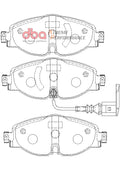 Plaquettes de frein avant DBA Xtreme Performance pour VW Golf GTI Mk7