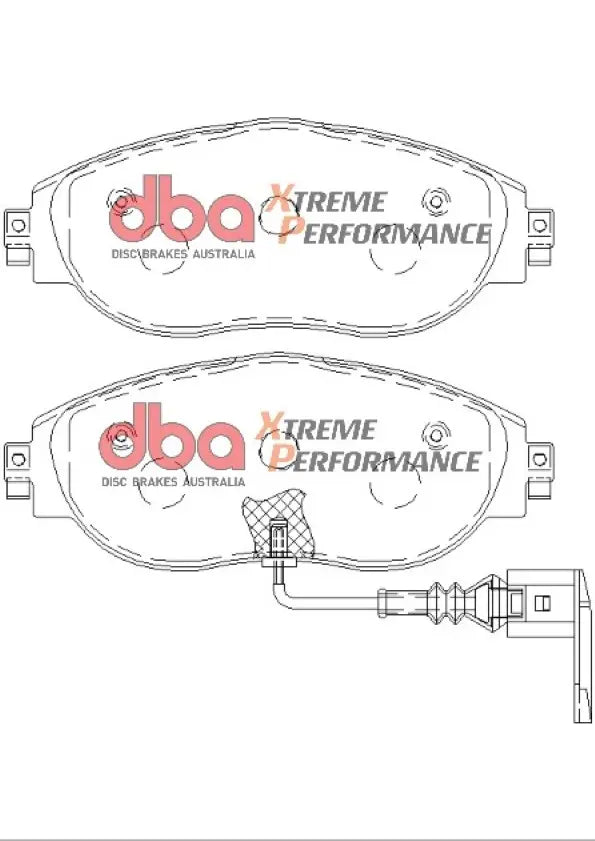 DBA Xtreme Performance Front Brake Pads - VW Golf GTI Mk8 (Non-Clubsport)