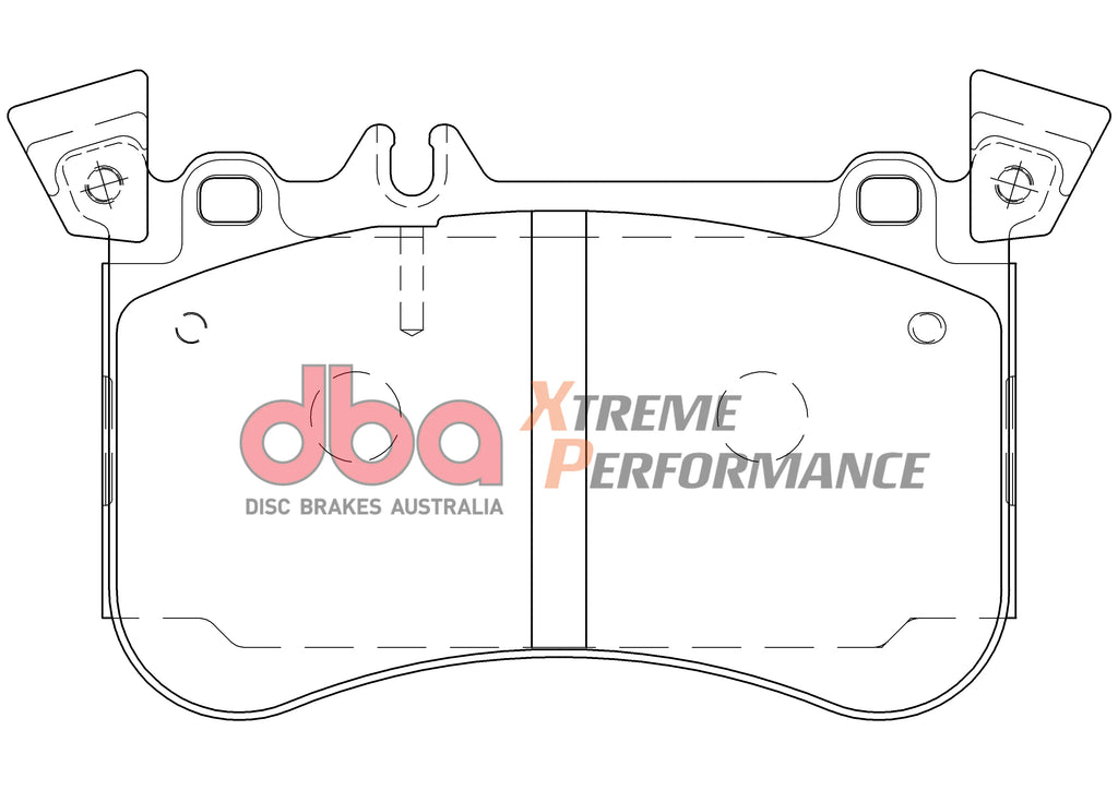 DBA Xtreme Performance Front Brake Pads - Mercedes A45 W176 and CLA45 C117