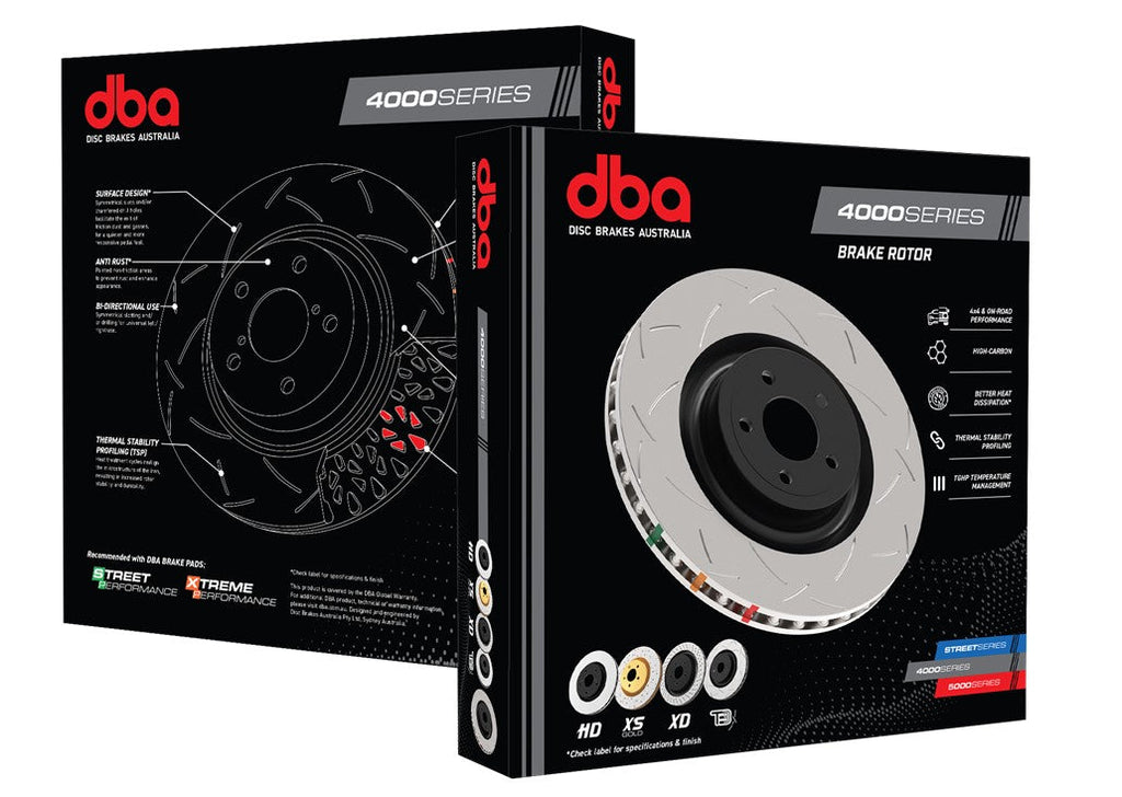 Discos de freno traseros DBA Performance Serie 4000 - Toyota GR Yaris
