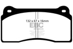 EBC Racing RP-X Audi R8 Gen 2 Rear Performance Brake Pads DP81110RPX