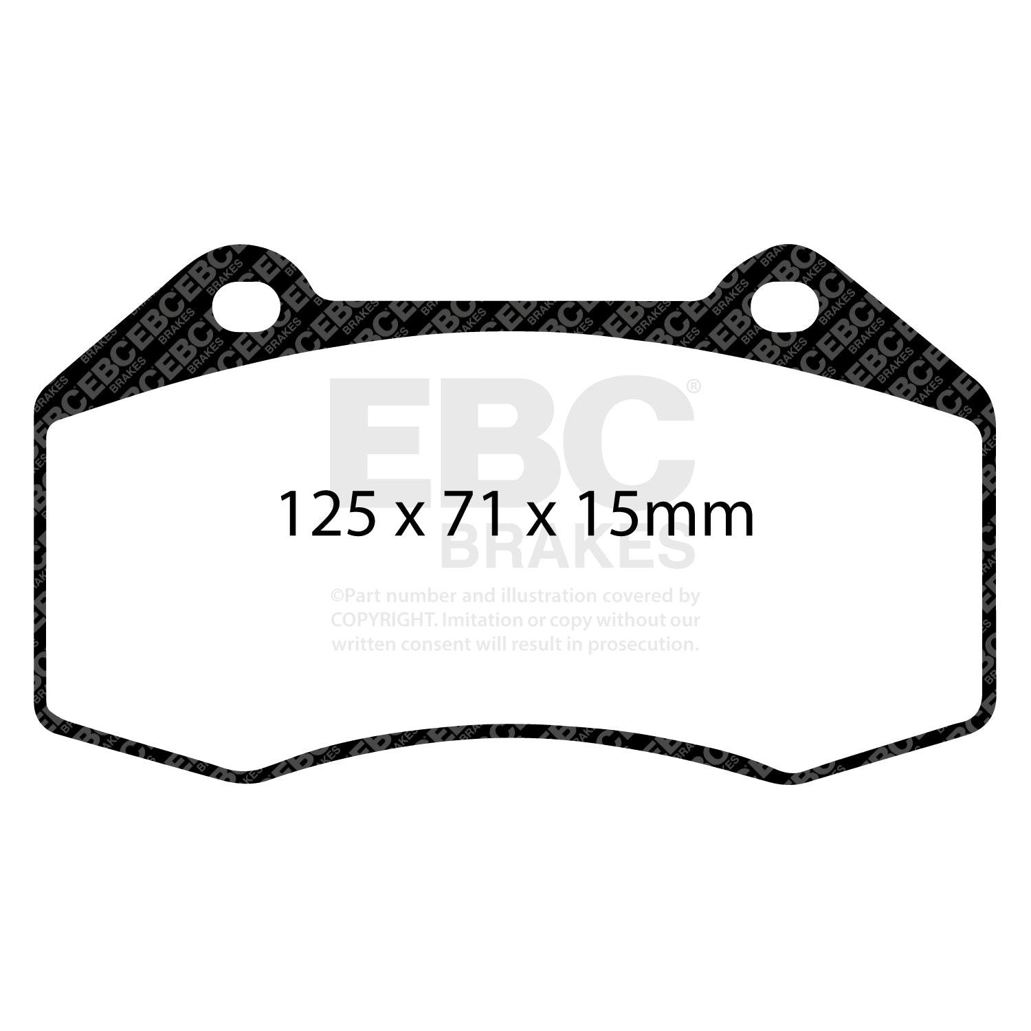 EBC Racing RP-X Renault Clio RS Mk3 197/200 Front Performance Brake Pads DP81539RPX