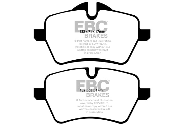 EBC Yellowstuff MINI Cooper S R56 Front Performance Brake Pads