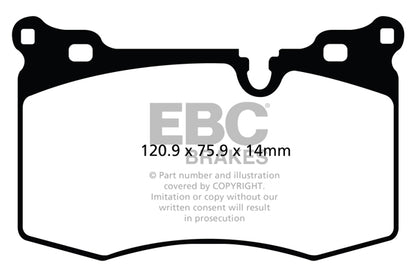 EBC Bluestuff MINI Cooper S R56 Front Performance Brake Pads