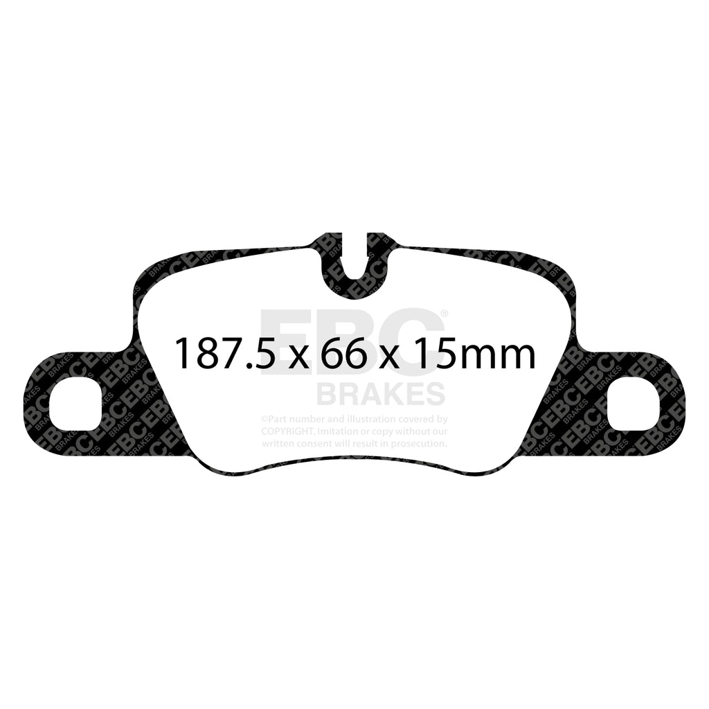 EBC Yellowstuff Porsche 911 S/GTS 991 Rear Performance Brake Pads