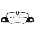 EBC Yellowstuff Porsche 911 S/GTS 991 Rear Performance Brake Pads