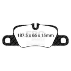 EBC Yellowstuff Porsche 911 S/GTS 991 Rear Performance Brake Pads