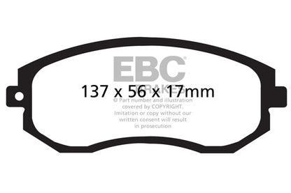 EBC Bluestuff Toyota GT86 Front Performance Brake Pads DP51884NDX