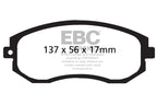 EBC Bluestuff Toyota GR86 Front Performance Brake Pads DP51884NDX