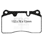 EBC Racing RP-X Renault Megane RS Mk3 250/265/275 Front Performance Brake Pads DP82070RPX