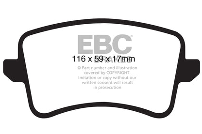 EBC Bluestuff Audi S4/S5 B8 Rear Performance Brake Pads DP51988NDX