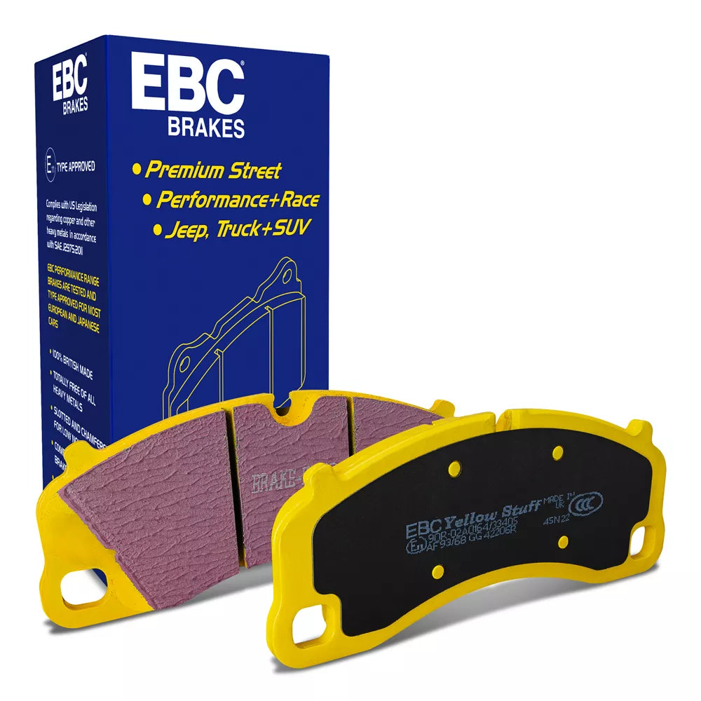 EBC Yellowstuff Porsche Boxster/Cayman GTS 4.0 718 Front Performance Brake Pads DP42206R