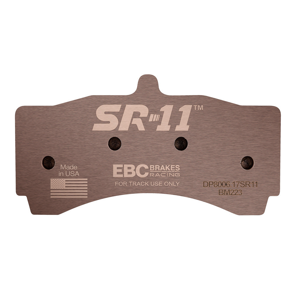 EBC Racing SR11 Apollo-6 355/380mm Big Brake Kit Replacement Track Brake Pads DP8006.17SR11