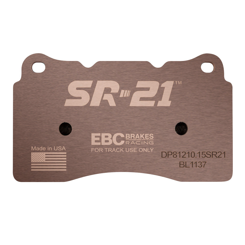 EBC Racing SR21 Honda Civic Type R FK2 Front Sintered Race Brake Pads DP81210.15SR21