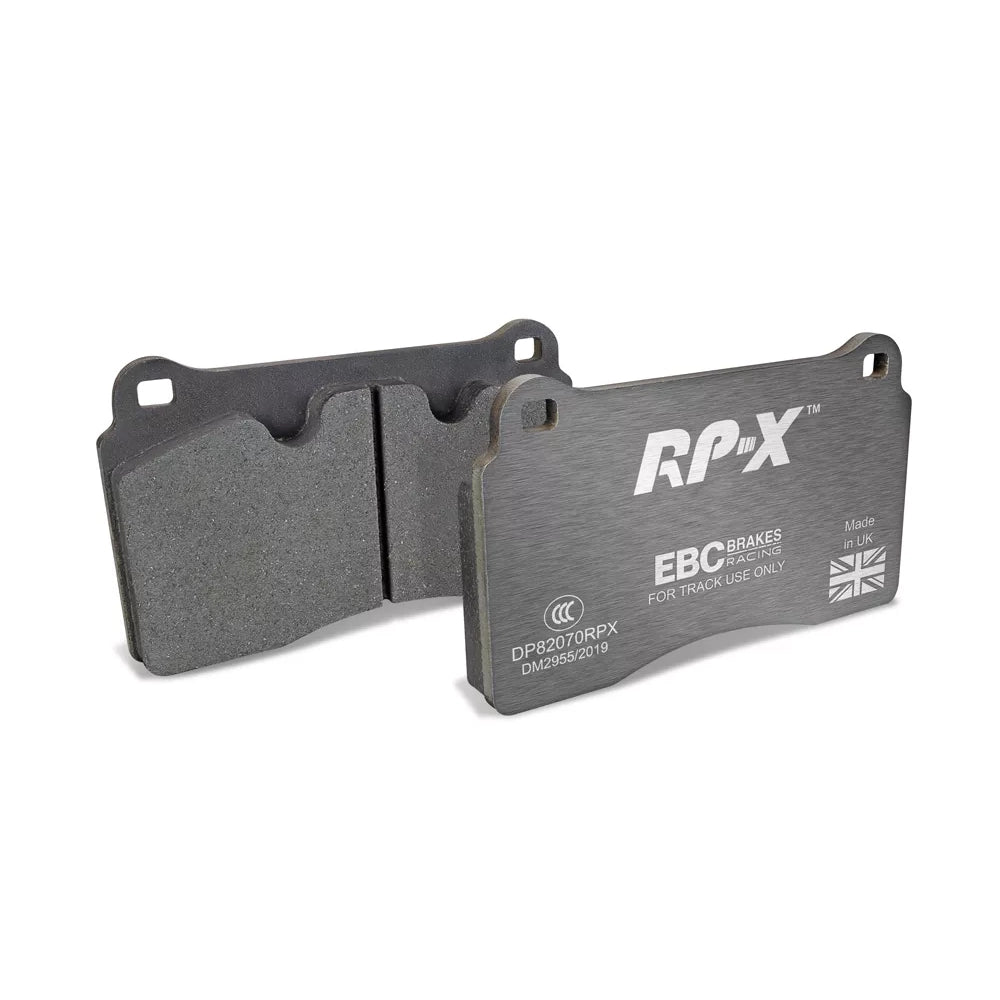 Pastillas de freno delanteras de alto rendimiento EBC Racing RP-X para Audi TTRS 8J DP82070RPX 