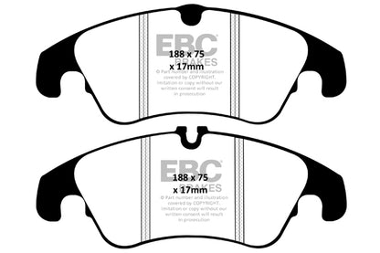 EBC Yellowstuff Ford Focus RS Mk2 Front Performance Brake Pads DP42055R