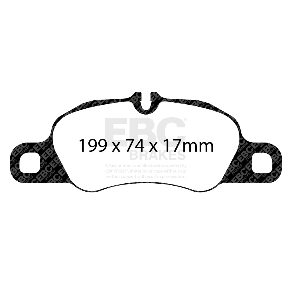 EBC Racing RP-X Porsche Boxster/Cayman S/GTS 981 Front Performance Brake Pads DP82057RPX