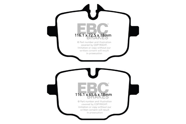 EBC Bluestuff BMW M3 and M4 G80/G82 Rear Performance Brake Pads DP52089NDX