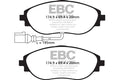 Plaquettes de frein avant hautes performances EBC Yellowstuff pour VW Golf GTI Mk8 