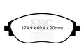 EBC Racing RP-X Audi S3 8Y Front Performance Brake Pads