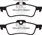 EBC Yellowstuff Honda Civic Type R FK2 Rear Performance Brake Pads DP42181R