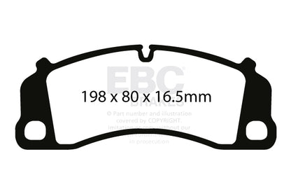 EBC Racing RP-X Porsche 911 S/GTS 991 Front Performance Brake Pads