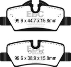 EBC Yellowstuff MINI Cooper S F56 Rear Performance Brake Pads