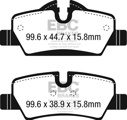 EBC Ultimax MINI Cooper S F56 Rear OE Replacement Brake Pads