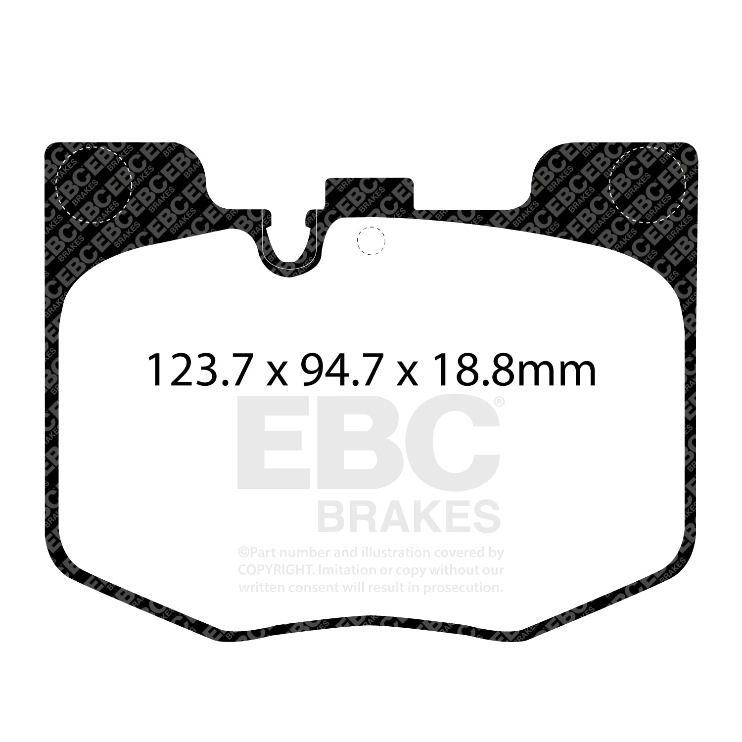 EBC Racing RP-X Toyota GR Supra Front Performance Brake Pads DP82302RPX