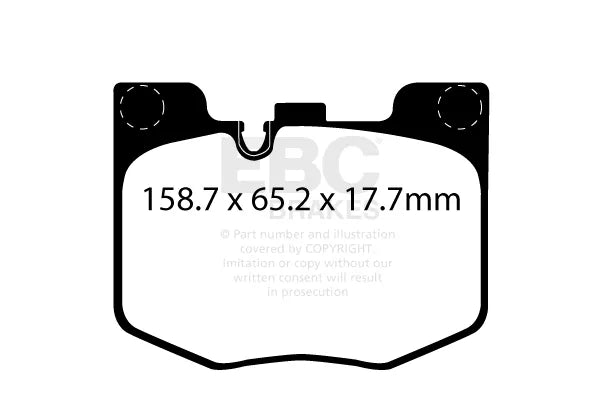 EBC Racing RP-1 BMW Z4 M40i G29 Front Performance Brake Pads