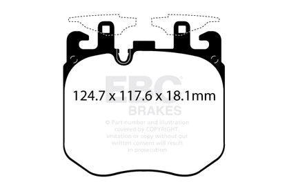 EBC Yellowstuff BMW M340i and M440i G20/G22 Front Performance Brake Pads