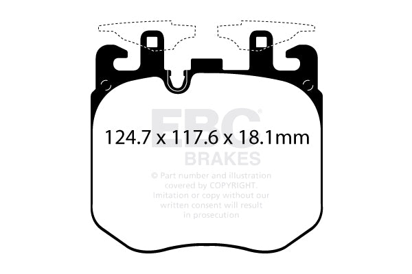 EBC Bluestuff BMW M240i G42 Front Performance Brake Pads