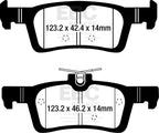EBC Yellowstuff Ford Fiesta ST Mk8 Rear Performance Brake Pads DP42319R
