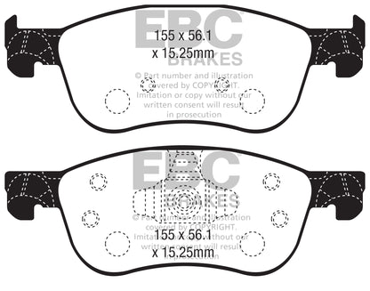 EBC Yellowstuff Ford Fiesta ST Mk8 Front Performance Brake Pads DP42353R