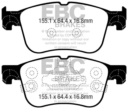 EBC Ultimax Ford Puma ST Front OE Replacement Brake Pads DPX2372