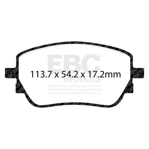 EBC Bluestuff Mercedes A35 W177 and CLA35 C118 Rear Performance Brake Pads DP52391NDX