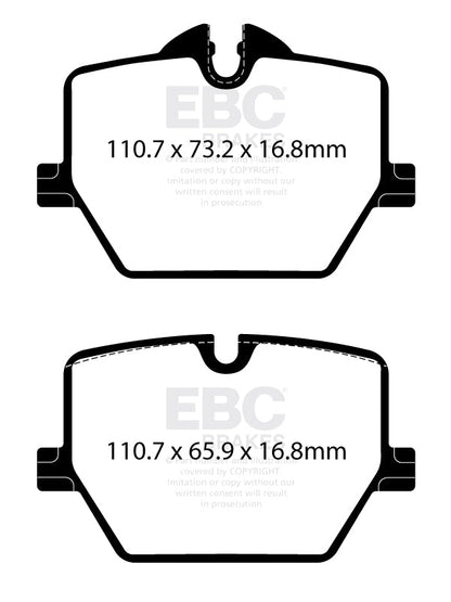 EBC Yellowstuff BMW M240i G42 Rear Performance Brake Pads DP42415R