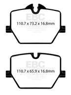 EBC Racing RP-X Toyota GR Supra Rear Performance Brake Pads DP82415RPX