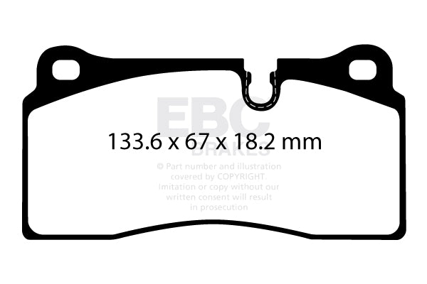 EBC Bluestuff BMW M2 Competition F87 Rear Performance Brake Pads