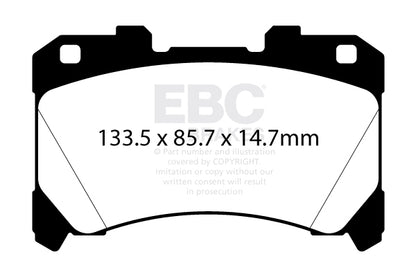 EBC Yellowstuff Toyota GR Yaris Front Performance Brake Pads DP42430R