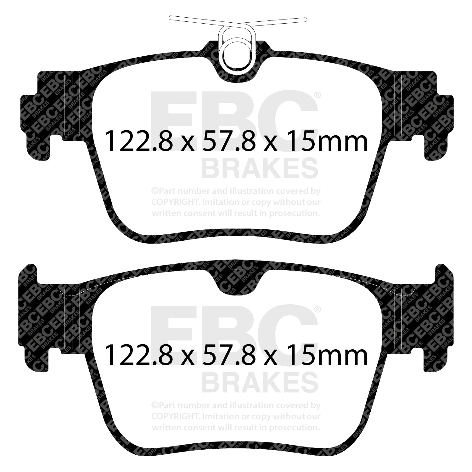 EBC Yellowstuff Audi RS3 8Y Rear Performance Brake Pads DP42438R