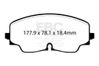 EBC Bluestuff VW Golf R Mk8 Front Performance Brake Pads DP52448NDX