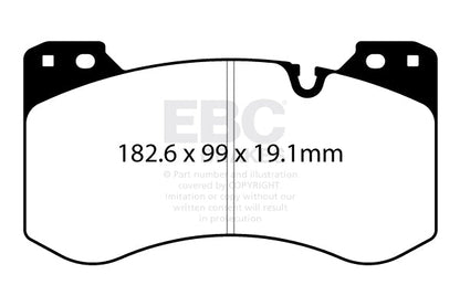 EBC Racing RP-X BMW M3 and M4 G80/G82 Front Performance Brake Pads DP82454RPX