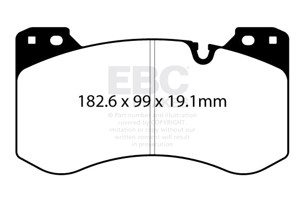 EBC Racing RP-X BMW M2 G87 Front Performance Brake Pads DP82454RPX