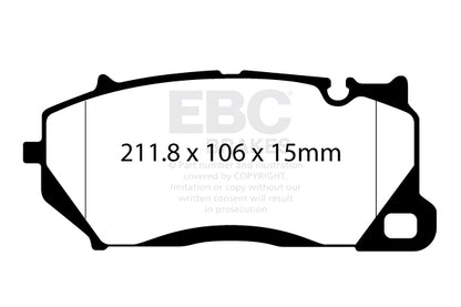 EBC Yellowstuff Audi RSQ8 Front Performance Brake Pads DP42492R