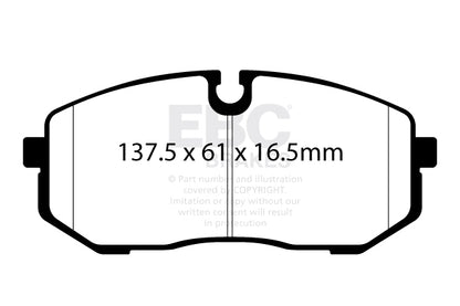 EBC Yellowstuff Hyundai i20N Front Performance Brake Pads DP42500R