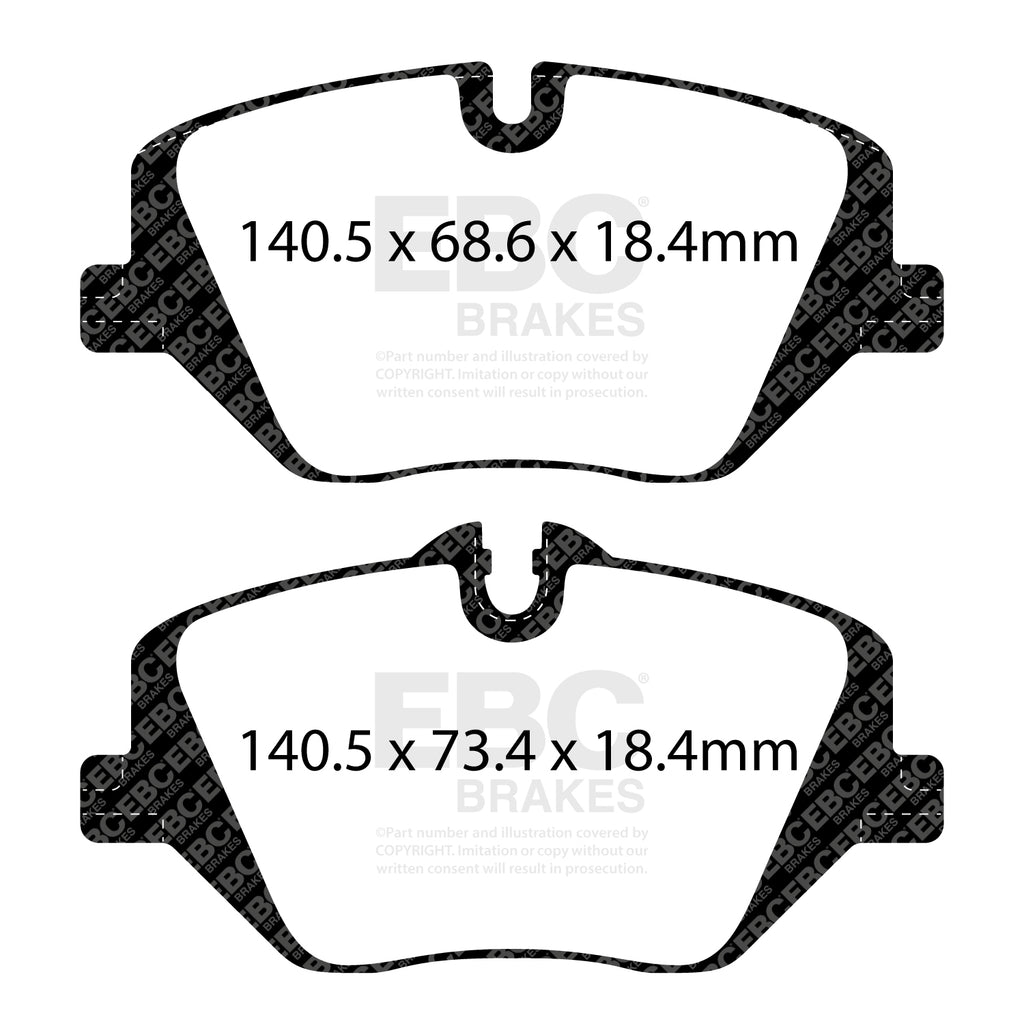 EBC Ultimax MINI Cooper S F66 Front OE Replacement Brake Pads