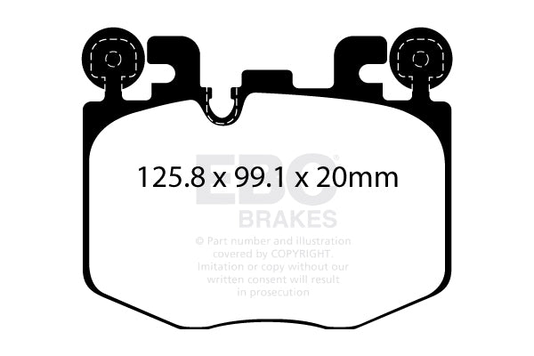 EBC Yellowstuff BMW M240i G42 Front Performance Brake Pads